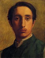 Degas in a Green Jacket 1856